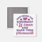 神は最強の女性薬剤師かわいいと見つけた マグネット (正面/裏面)
