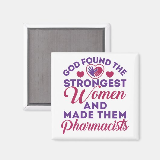 神は最強の女性薬剤師かわいいと見つけた マグネット (正面/裏面)