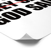 神は最後の言葉を持っている ポスター (角)