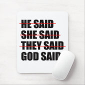 神は最後の言葉を持っている マウスパッド (マウス)