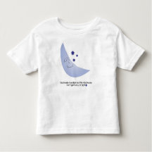 神は月明かりの幼児Tシャツを作った