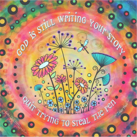 神は未だ書お前のフローラ シール (正面)