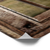 神は未だ驚信じきの恵みのヴィンテージ ポスター (角)