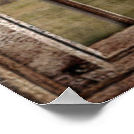 神は未だ驚信じきの恵みのヴィンテージ ポスター (角)