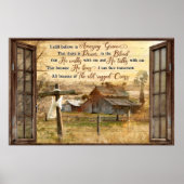 神は未だ驚信じきの恵みのヴィンテージ ポスター (正面)