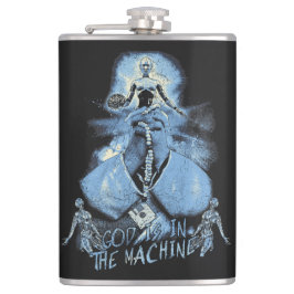 神は機械の中にある – テクノ – ディストピアデザイン フラスク