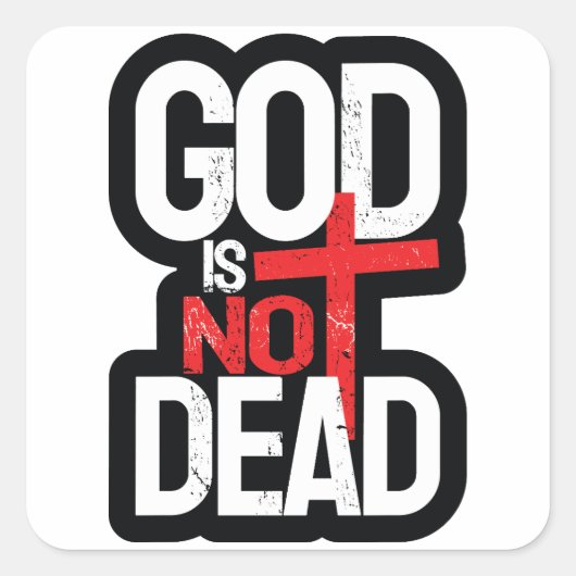 神は死んではいない スクエアシール (正面)