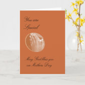 神は母の日の賛美するように カード (黄色い花)