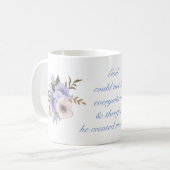 神は母を造り、ユダヤ人の諺コーヒーマグ コーヒーマグカップ (正面左)