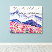 神は永遠に立つ キャンバスプリント (インサイチュ (ウッドフロア))