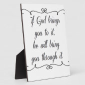 神は汝らを通す。 フォトプラーク (側面)