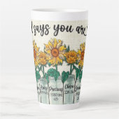 神は汝を仰せ給う カフェラテマグ (正面)