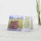 神は決して一人で歩くことを望んでおらず – I'm Here for Y サンキューカード (正面)