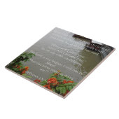 神は決して残しません。 キリスト教のギフト タイル (側面)