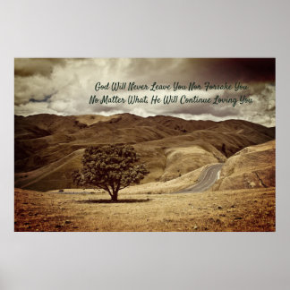 「神は決して離れお前を見捨てない」 ポスター