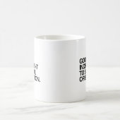 神は無関心 コーヒーマグカップ (中央)