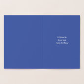 「神は王である」誕生日 箔カード (内部)