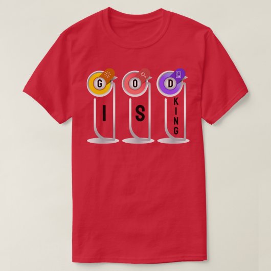 神は王である Tシャツ (デザイン正面)