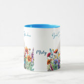 神は疑問に思パーソナライズされたフローラ マグカップ (中央)