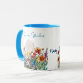 神は疑問に思パーソナライズされたフローラ マグカップ (正面左)