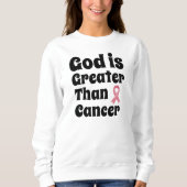 神は癌素晴らしよりの – 信感動的念 スウェットシャツ (正面)