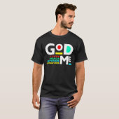 神は癒しを愛する Tシャツ (正面フル)