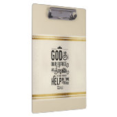 神は皈依し強いキリスト教の聖句 クリップボード (右)