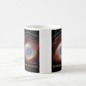 神は目がさめているマグです コーヒーマグカップ (中央)