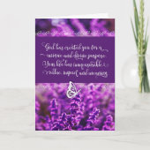 神は目的のためにあなた素晴らしを造った カード (正面)