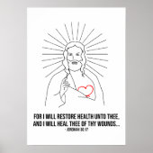 神は祝福救しよ。健康を取り戻すため ポスター (正面)