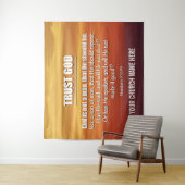 神は神の教会を信頼する人ではない タペストリー (インサイチュ)