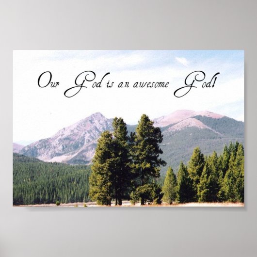 神は神素晴らしだ! ポスター (正面)