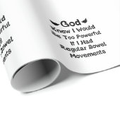 神は私がレギュラーを持って余り強もし力になることを知っていた ラッピングペーパー (ロールコーナー)