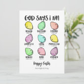 神は私が復活祭の聖書の聖句であると言やる気を起こさせるう シーズンカード (スタンド正面)