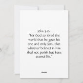 神は私が復活祭の聖書の聖句であると言やる気を起こさせるう シーズンカード (裏面)