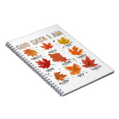 神は私が秋収穫感謝の感謝であると言う ノートブック (右側)