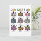 神は私が秋収穫感謝の感謝であると言う 招待状 (スタンド正面)