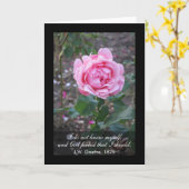 神は私が自分自身を知るべきであることを禁じる – ゲーテ引用文 カード (黄色い花)