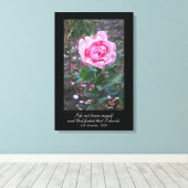 神は私が自分自身を知るべきであることを禁じる – ゲーテ引用文 キャンバスプリント (インサイチュ (ウッドフロア))