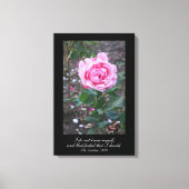 神は私が自分自身を知るべきであることを禁じる – ゲーテ引用文 キャンバスプリント (正面)