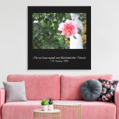 神は私が自分自身を知るべきであることを禁じる – ゲーテ引用文 キャンバスプリント (インサイチュ (リビング))