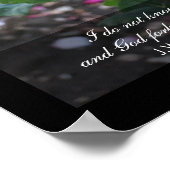 神は私が自分自身を知るべきであることを禁じる – ゲーテ引用文 ポスター (角)