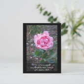 神は私が自分自身を知るべきであることを禁じる – ゲーテ引用文 ポストカード (スタンド正面)