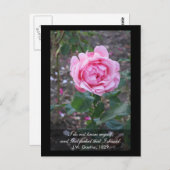 神は私が自分自身を知るべきであることを禁じる – ゲーテ引用文 ポストカード (正面/裏面)