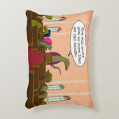 神は私たちが恐竜を扱える以上のものを与えることはない アクセントクッション (正面(垂直))