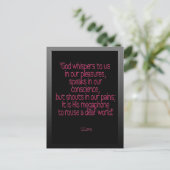 「神は私たちに囁き…「csルイス」 ポストカード (スタンド正面)