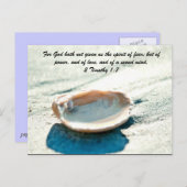 神は私たちに恐与えれの心を持たないのです。しかし ポストカード (正面/裏面)