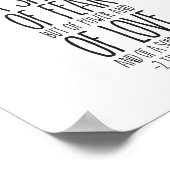 神は私たちに霊を与え持っていないので、テモテへの第二の手紙第1章7節 ポスター (角)