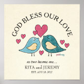 神は私たちの愛を祝福パーソナライズされた: ポスター (正面)
