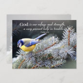神は私たちの避難と強さのはがき ポストカード (正面/裏面)